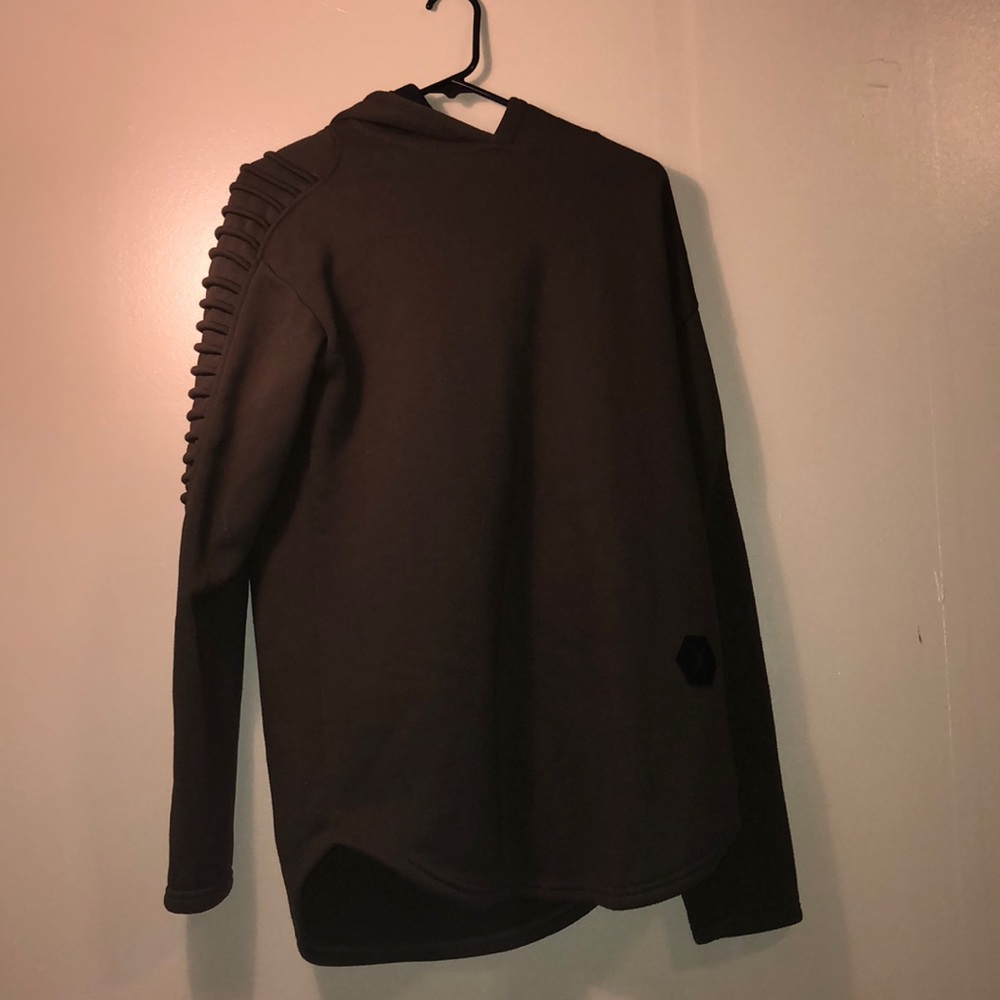ridged hoodie